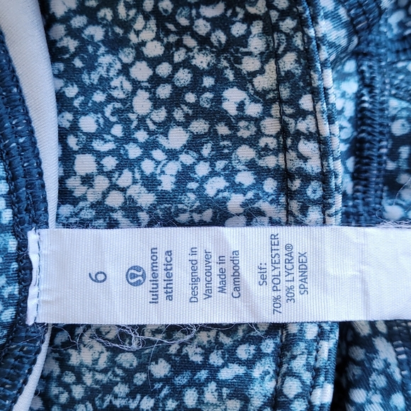 Lululemon hot hot short pebble print parfait - Picture 7 of 16